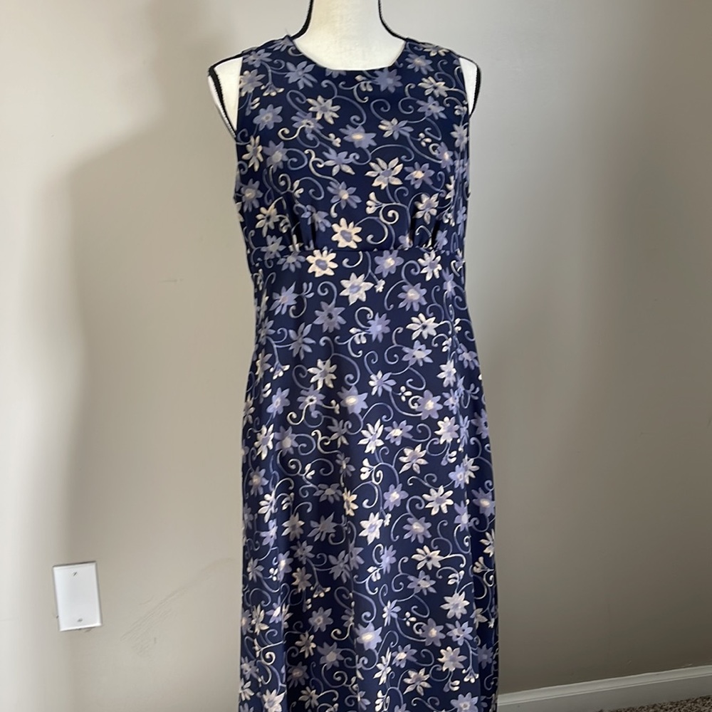 Vintage Byer Studio of California Sleeveless  Floral Print Size 12